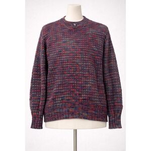 Vintage Lake Harmony Coogi-Style Multicolor Knit Sweater Men's M USA‎ Made Crew